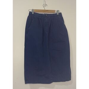Vintage Lands' End Direct Merchants Women's 12P High Waisted Pleated Front Skirt